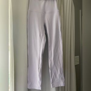 Lululemon Align High-Rise Crop 21” in Lavender Dew